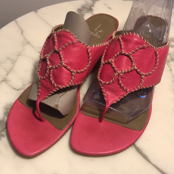 Paolo Linea Wedge Heel Sandals - Picture 2 of 4